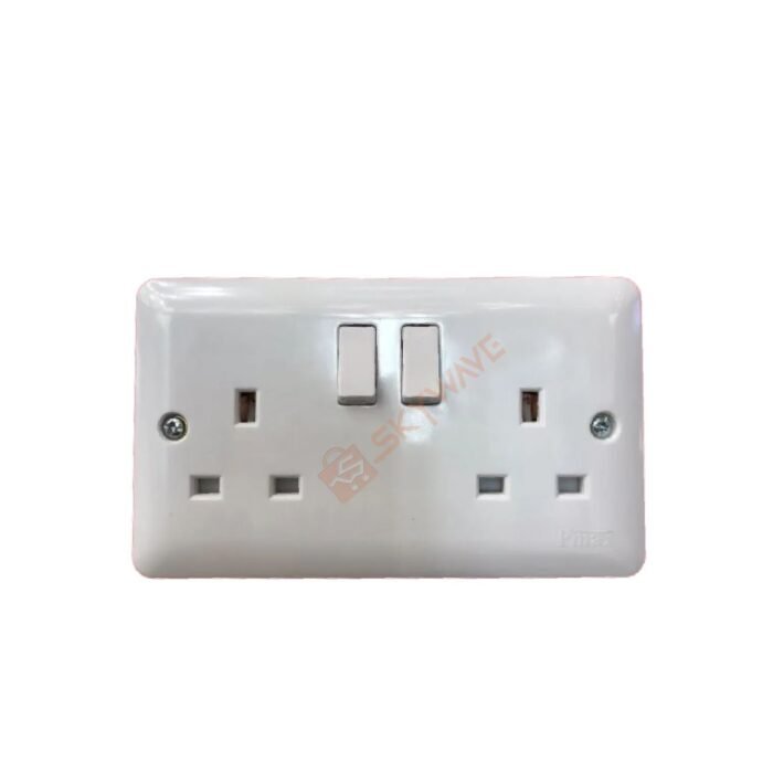 PowerMax 13A Twin wall Socket