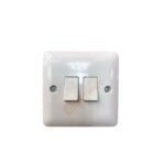 PowerMax 2 gang two way wall switch