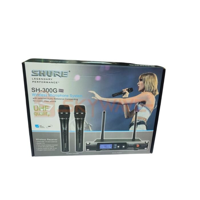 Shure dual wireless microphone