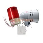 Warning light and siren combo