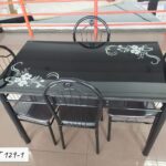 executive glass 4 sitter dinning table