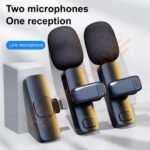 iPhone dual lapel wireless microphone
