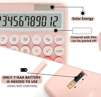 12-Digit Solar Energy Calculator
