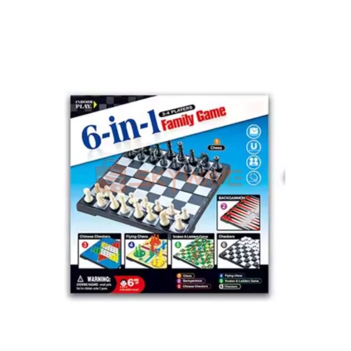 6 in 1 board game