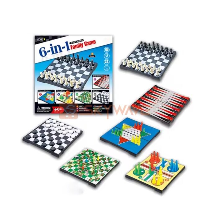 6 in 1 board game