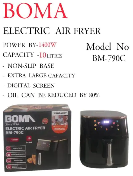 Boma 10 Liters Electric Air Fryer (BM-790C)