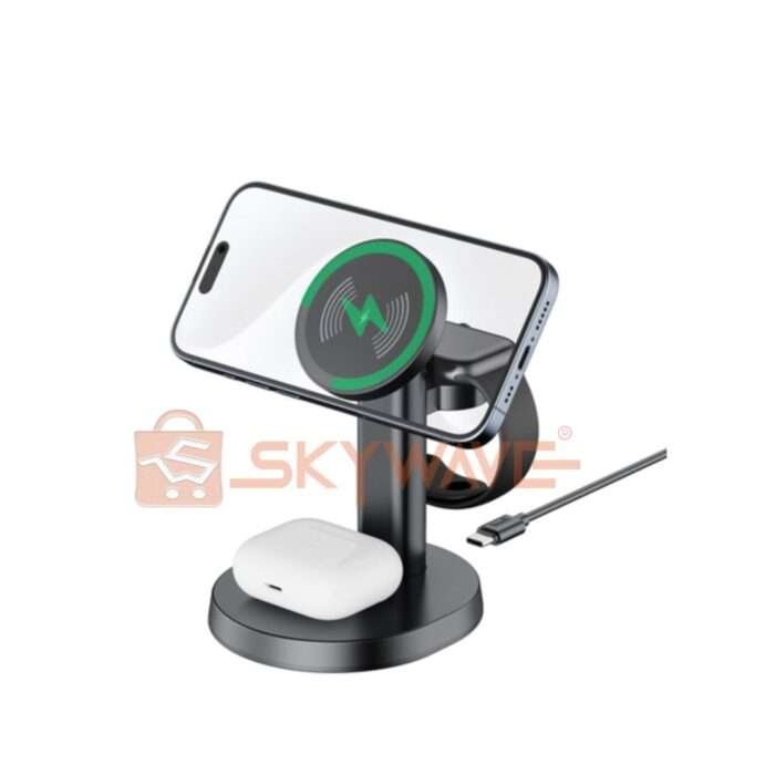 Budi 3 IN 1 Wireless charging stand
