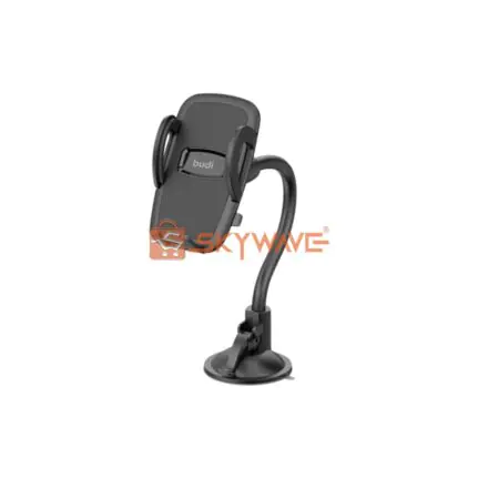 Budi CM525B Windshield Flex Universal Mobile Phone Car Mount Holder