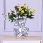 Ceramics Vase Human Head Abstract