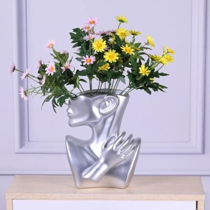 Ceramics Vase Human Head Abstract