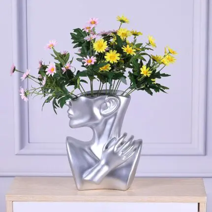 Ceramics Vase Human Head Abstract