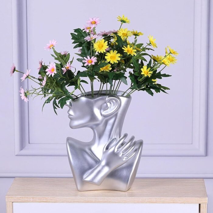 Ceramics Vase Human Head Abstract