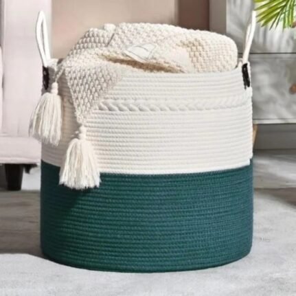 Cotton Rope Laundry Basket – (46*40)