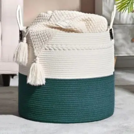 Cotton Rope Laundry Basket – (46*40)
