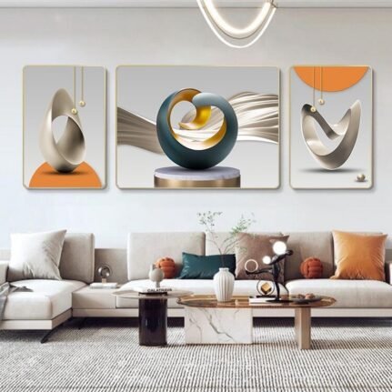 High-Quality 3-Piece Wall Hanging Set model 1