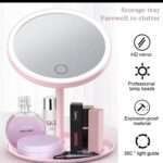 LED Makeup Mirror with Storage Tray