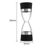 Manually Adjustable 2-in-1 Dual Salt & Pepper Mills