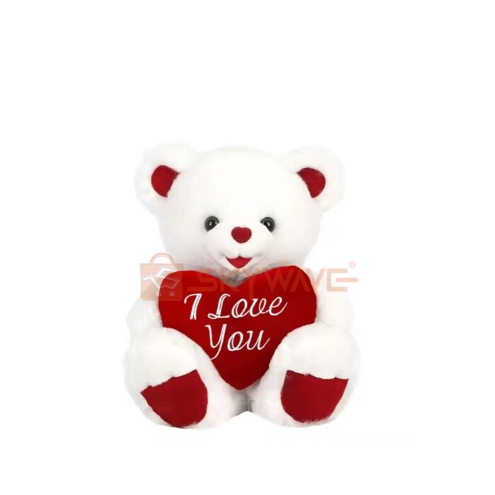 Medium White Teddy Bear 50 cm