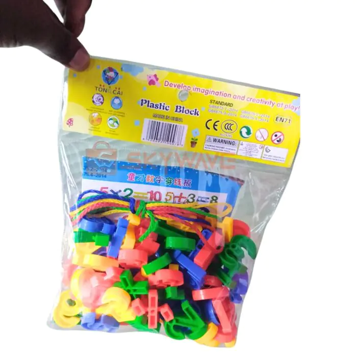 Plastic number set