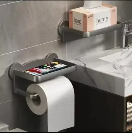 Punch-free toilet tissue Holder