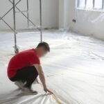 Self-Adhesive Transparent Plastic Masking Film 1.8m x 20m