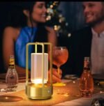 Stemless dimmable table lamp