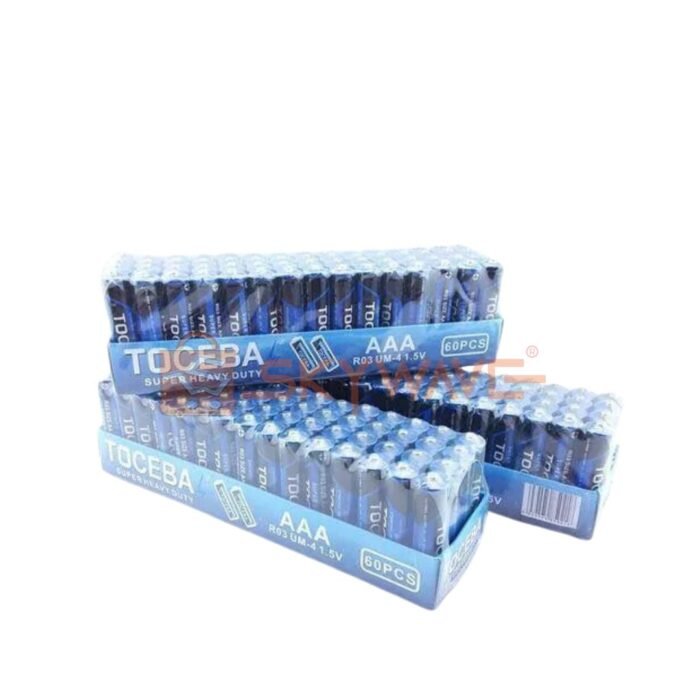 Toceba AAA battery cells 60 pcs pack