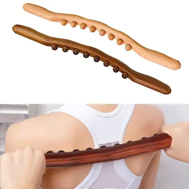 Wooden Gua Sha Stick Massage Tool