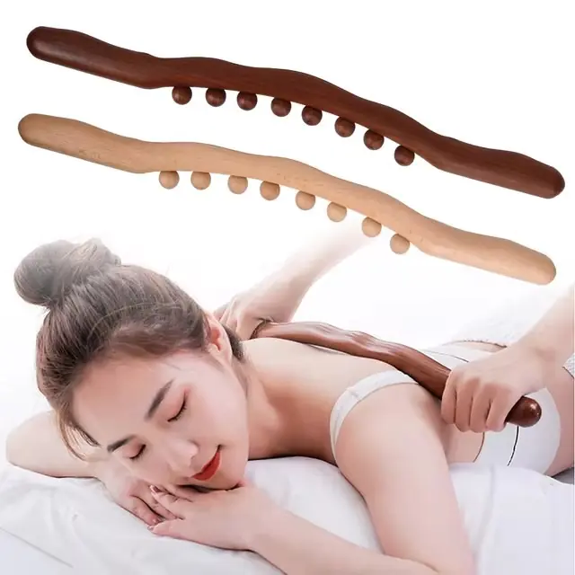 Wooden Gua Sha Stick Massage Tool