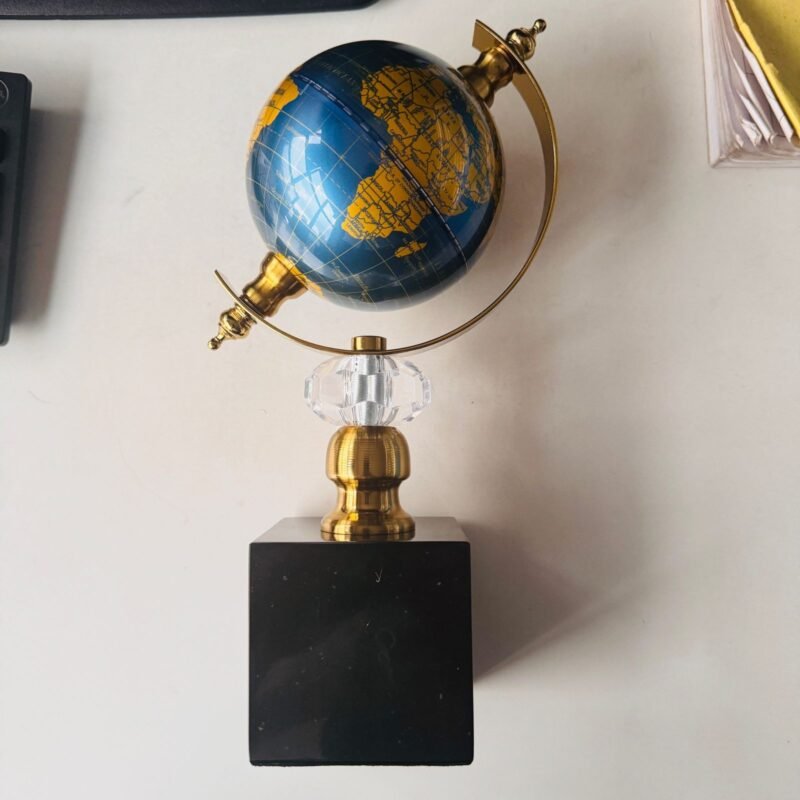 World Globe Marble Base