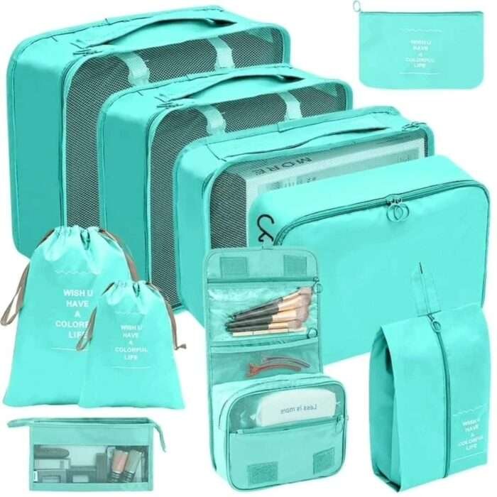 10pcs Luggage Travel Organizers For Suitcase