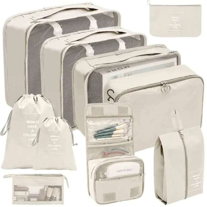 10pcs Luggage Travel Organizers For Suitcase