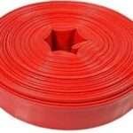 4'' x 100M Flat Hose Red Delivery Pipe