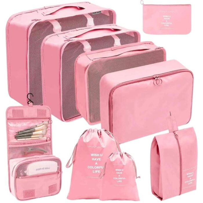 9pcs Luggage Travel Organizers For Suitcase