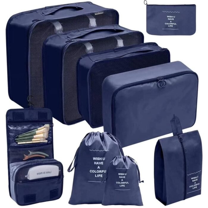 9pcs Luggage Travel Organizers For Suitcase