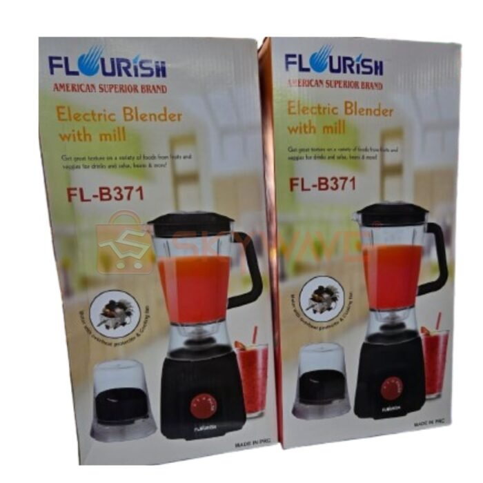 Flourish Electric Blender with Mill FL-B371