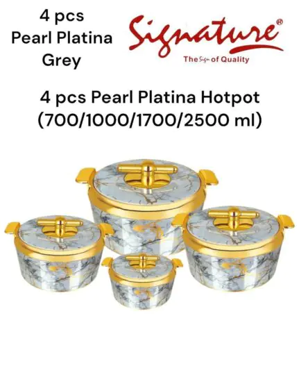 4 pcs Pearl Platina Hotpots