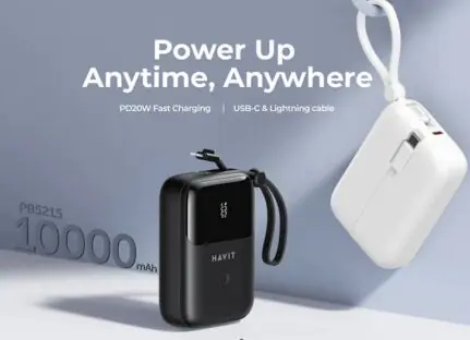 Havit PB5215 10,000mAh 20W Mini Power Bank