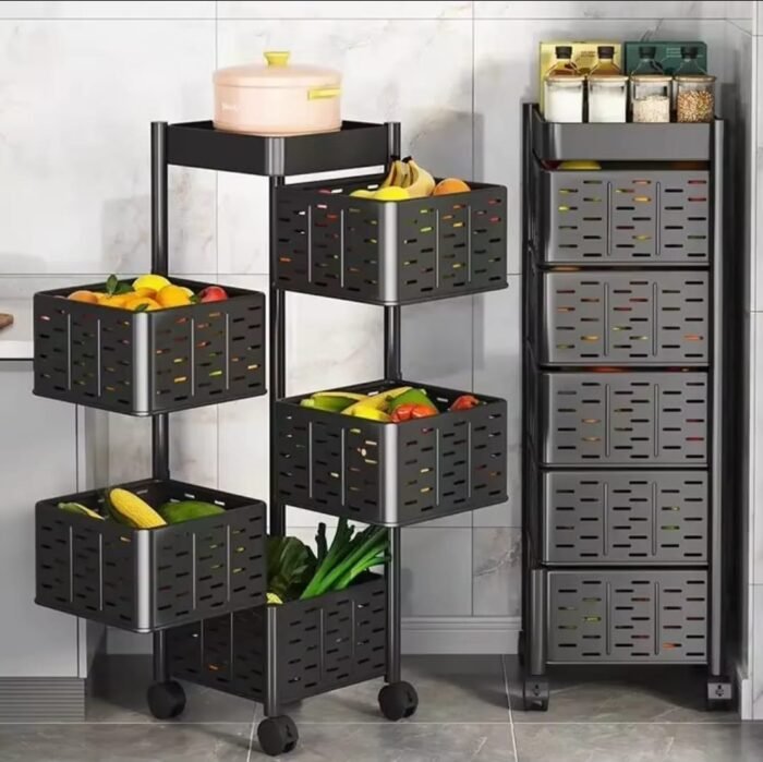 Heavy-duty 5tier Square Multi-layer Basket