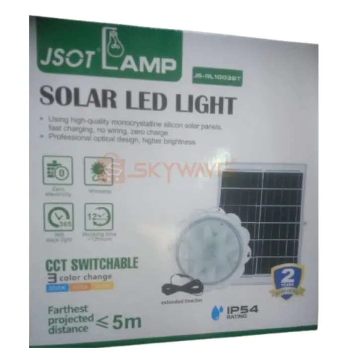 JSOT LAMP Solar LED Light JS-RL10036T