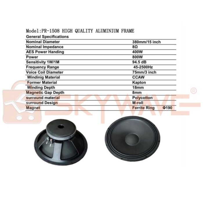 Premier 15Inch naked speaker PM1508