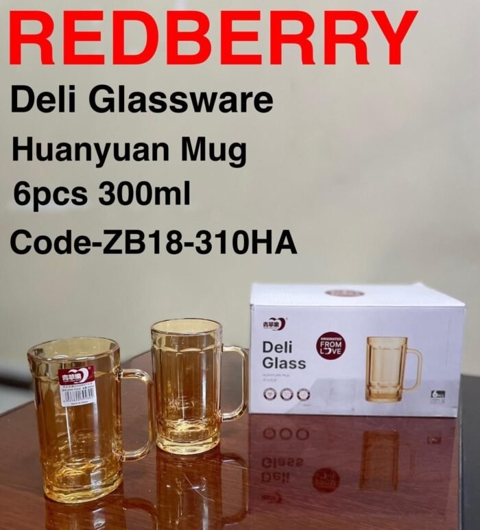 Redberry Premium Range of Crystal Clear Glass ZB18 - 310 HA