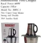 Redberry multifunctional food chopper RBFC-3