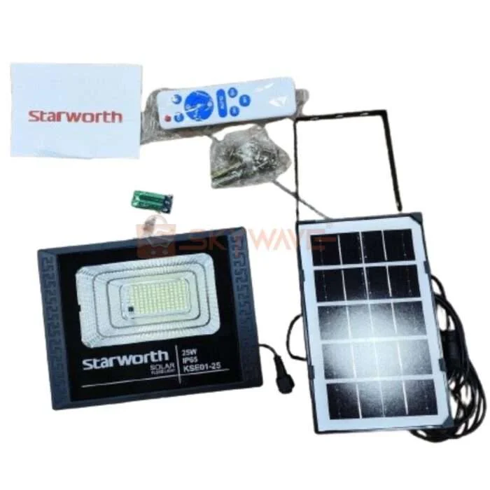 STARWORTH SOLAR FLOODLIGHT 25W KSE01-25