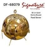 Signature 10L Gold Plated Round Food Server DF-68079