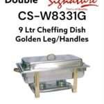 Signature 9.0L Oval Chafing Dish with Gold Legs CS-W8331G