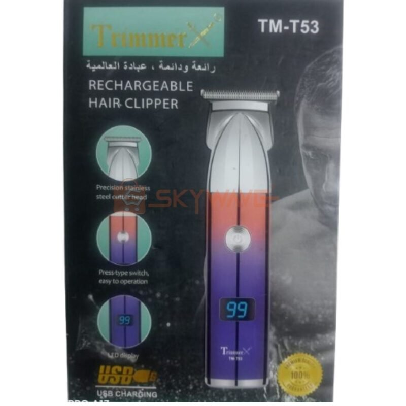 TrimmerX TM-T53 Rechargeable Hair Clipper