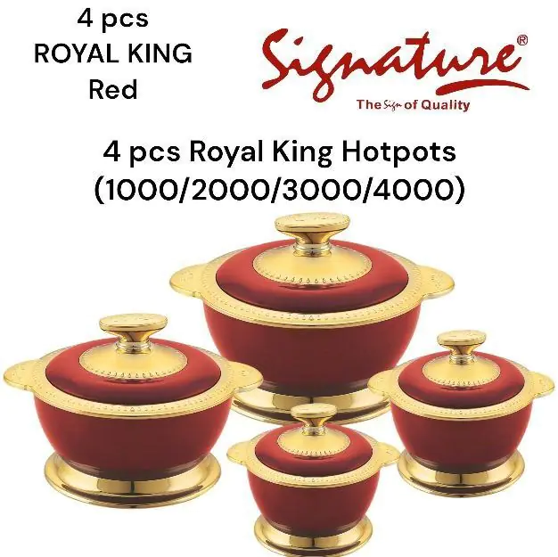 4 pcs Royal King Hotpots