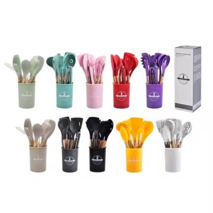 12 in 1 Silicone Cooking Utensils Set