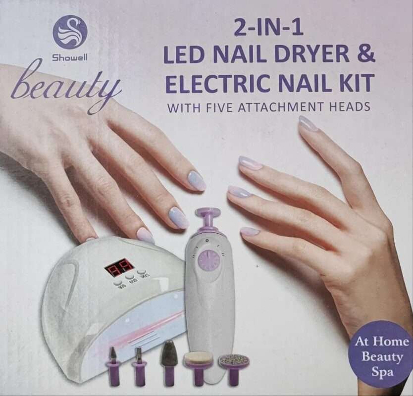 2 in 1 LED Nail Dryer and Electric Nail Kit